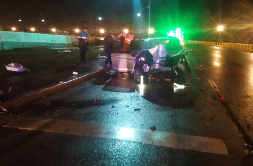  Lesionados tras chocar contra una palma