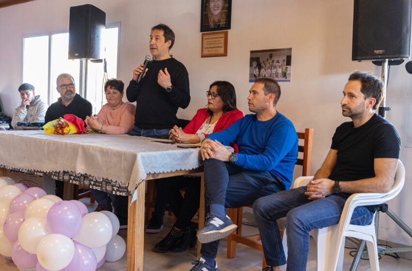  El Municipio acompañó el 6° aniversario de la vecinal y el club del barrio René Favaloro