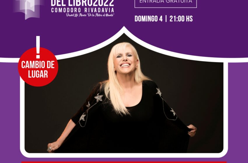  Cambio de lugar el concierto de Valeria Lynch