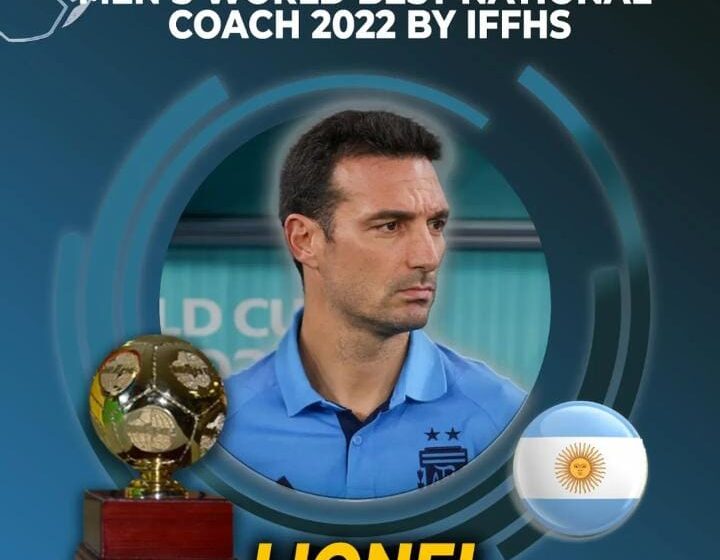  Lionel Scaloni fue elegido como el mejor técnico del mundo