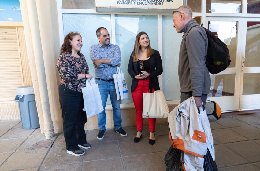  Comodoro Turismo recibió al primer colectivo proveniente de Coyhaique desde la pandemia