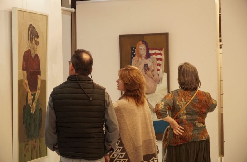  Se inauguró muestra de pintura en Rawson