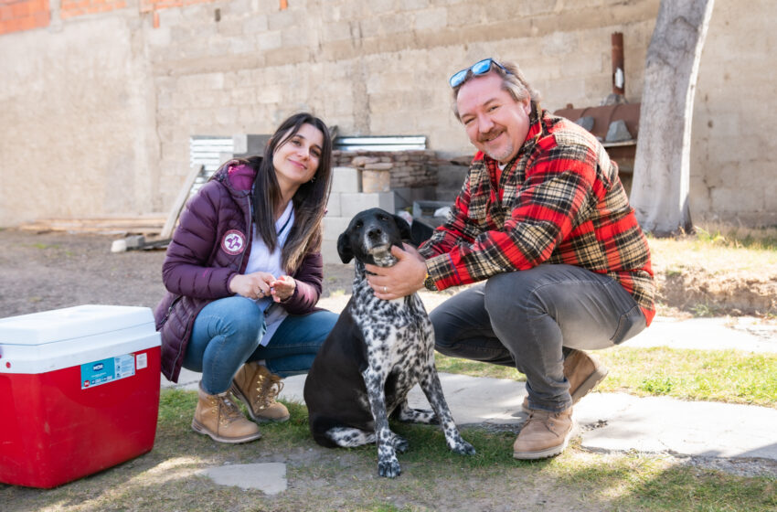  SE DUPLICÓ LA VACUNACIÓN ANTIRRÁBICA EN RADA TILLY