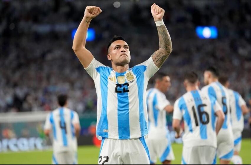  Argentina le ganó a Perú y se quedó con el primer puesto del Grupo A