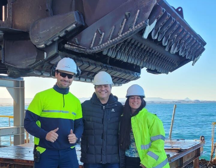  El Gobierno del Chubut finalizó la obra del dragado del puerto de Comodoro Rivadavia