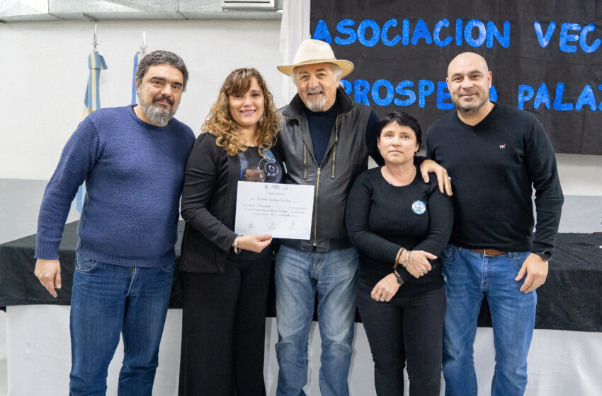  Othar participó del acto de asunción de la comisión vecinal de barrio Próspero Palazzo