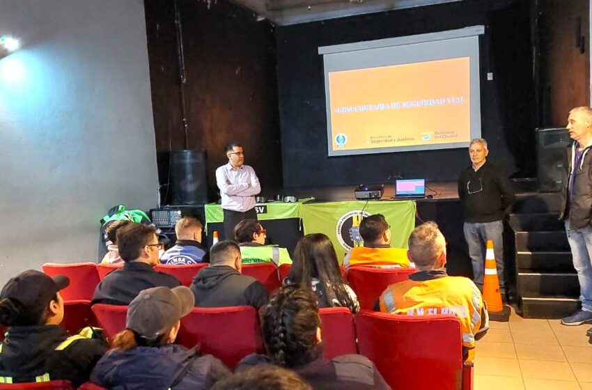  Provincia realizó una capacitación destinada a fortalecer la prevención vial en la Comarca Andina