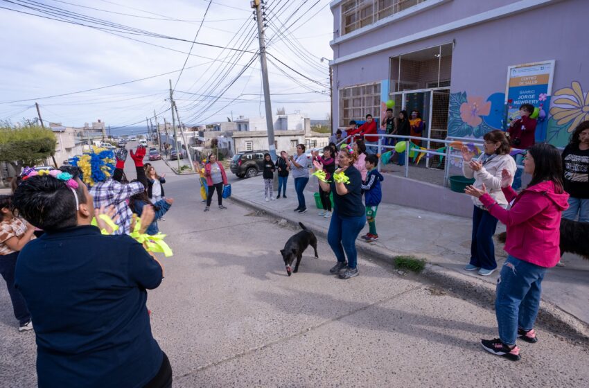  El Municipio participó de una jornada recreativa en el barrio Jorge Newbery