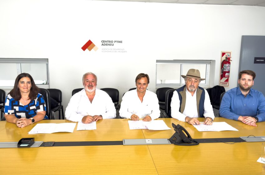  Othar firmó un convenio de cooperación productiva y de integración regional con Neuquén