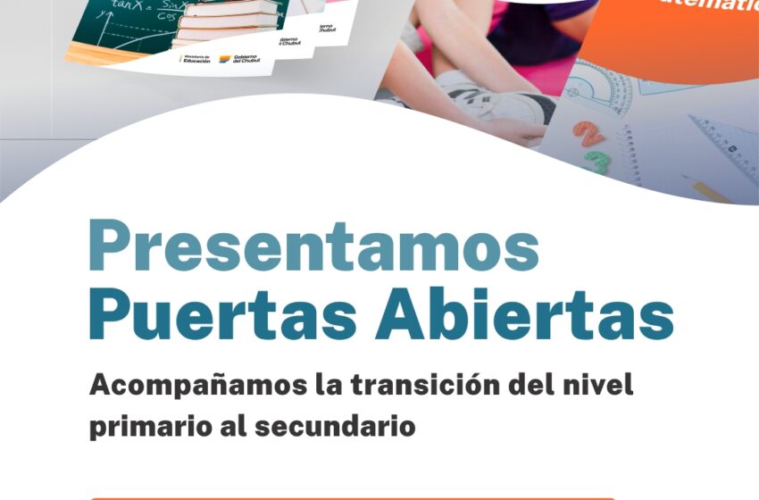  “Puertas Abiertas”: el Gobierno lanza un proyecto para acompañar a los estudiantes en su transición al nivel Secundario