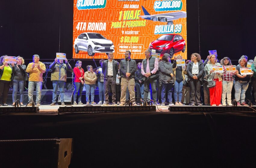  Exitoso sorteo del Telebingo Chubutense en Esquel