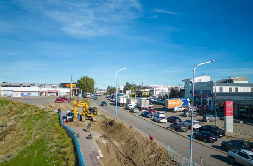  El Municipio convocó a Vialidad Nacional para buscar una solución conjunta a la rotura de la alcantarilla pluvial en el sector del Paseo Costero