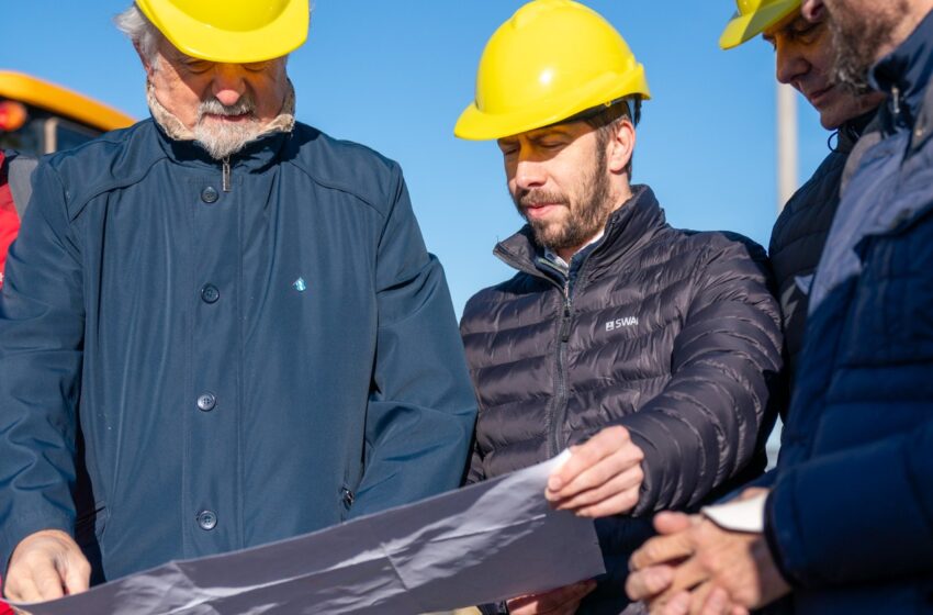  Othar supervisó los avances de obra de la red de agua potable del sector Ex Radio Estación