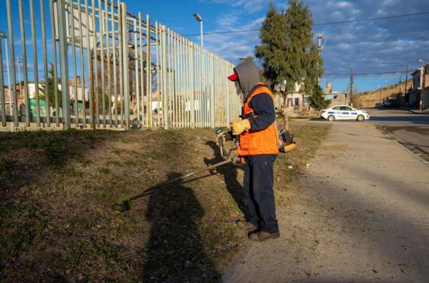  El Municipio continúa con el mantenimiento de espacios públicos de la ciudad