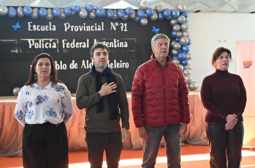  Aniversario de Aldea Beleiro: Torres firmó acuerdos para viviendas, anunció la reconstrucción de la Subcomisaría e inauguró el primer cajero automático de la localidad