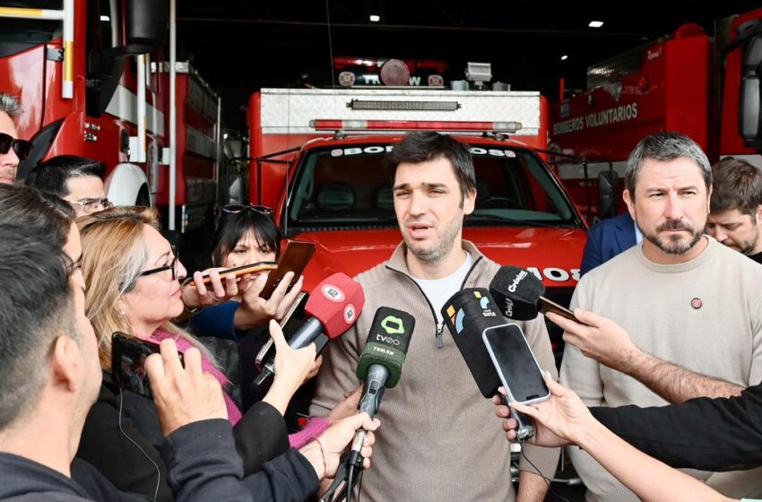  Torres garantizó el financiamiento de los Bomberos de Trelew y abrió la puerta a replicar el esquema en toda la provincia