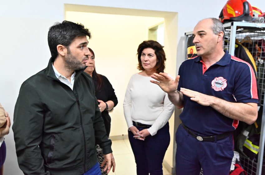  Torres junto a Biss garantizó el financiamiento del Cuartel de Bomberos de Rawson y el cobro de la Tasa de Sostenimiento