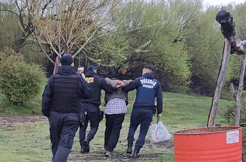  La Policía del Chubut recapturó a un evadido en el Paraje Vuelta del Río