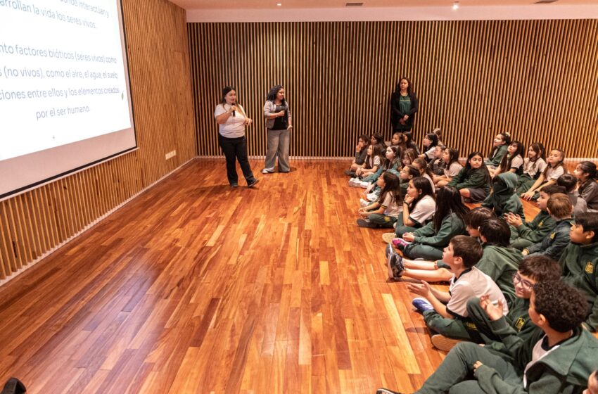  Ambiente municipal brindó una charla a alumnos del Instituto Martín Rivadavia