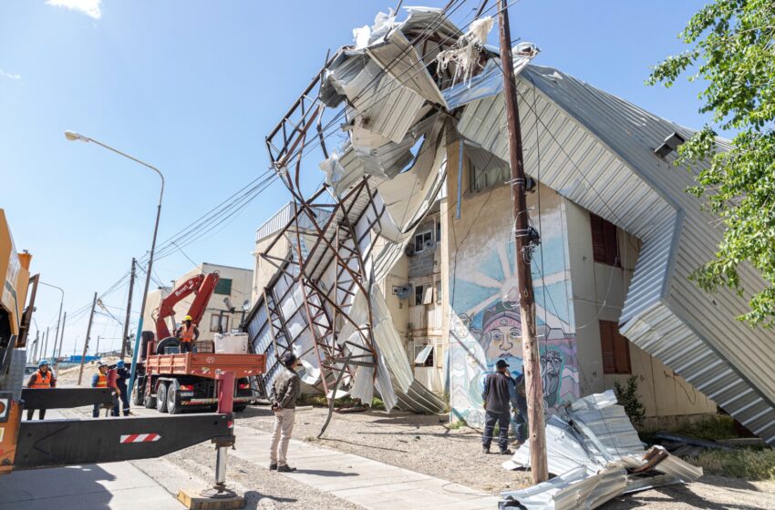  Se intensifican las tareas tras el intenso temporal de viento