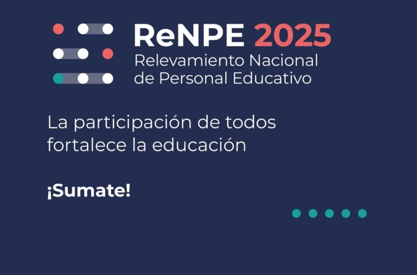  Chubut acompaña la implementación del Relevamiento Nacional de Personal Educativo
