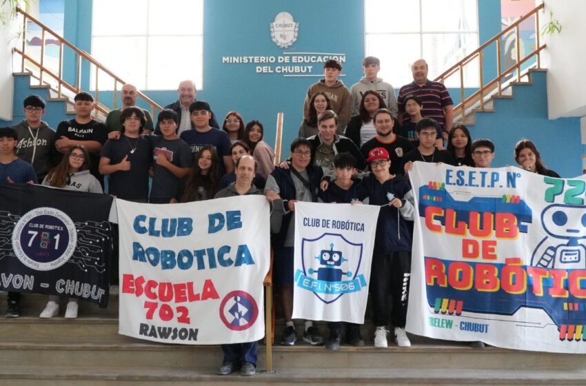  Estudiantes de siete escuelas representarán a Chubut en la Final Nacional de la Liga de Robótica