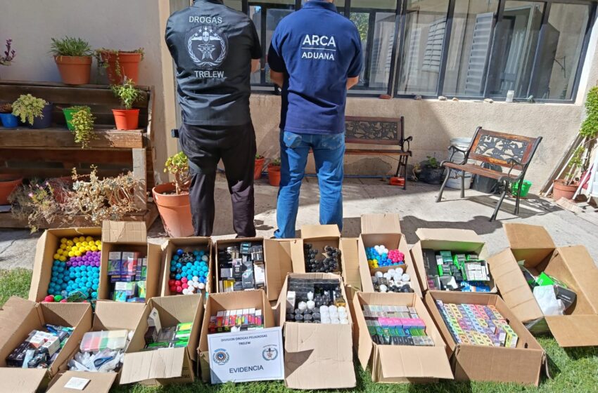  La Policía del Chubut desbarató una banda delictiva en Trelew y secuestró elementos valuados en 80 millones de pesos