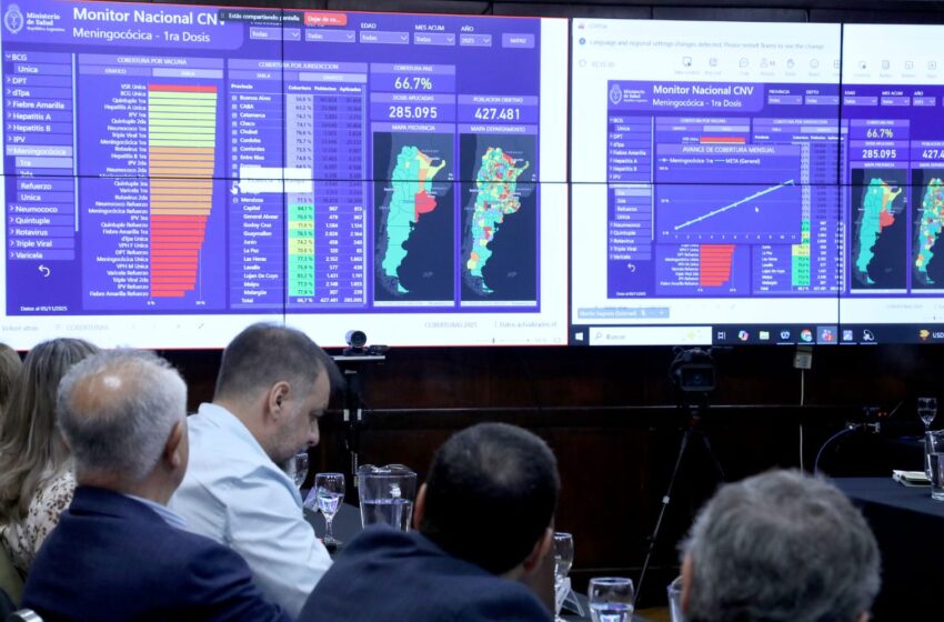  Chubut participó del Consejo Federal de Salud y acompañó la presentación del nuevo Tablero Nacional de Vacunación