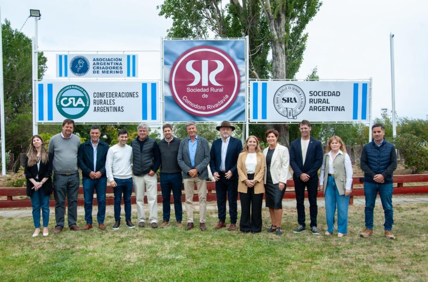  Torres se reunió en Comodoro Rivadavia con las máximas autoridades de la Sociedad Rural Argentina