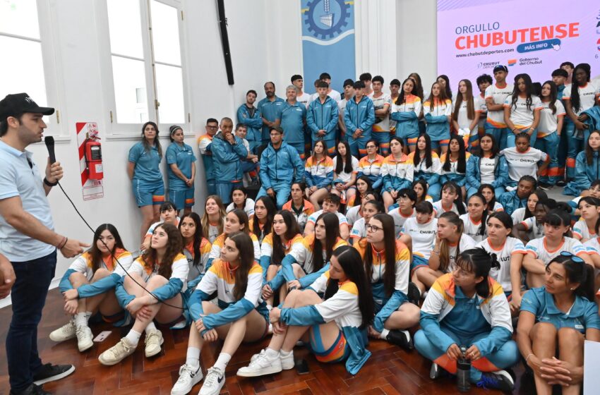  Juegos Binacionales de la Araucanía: Torres recibió a los más de 200 atletas chubutenses que competirán en el certamen y destacó «la calidad deportiva de nuestros atletas»