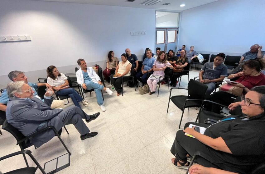  Provincia continúa capacitando al equipo de salud del nuevo Hospital “María Humphreys”