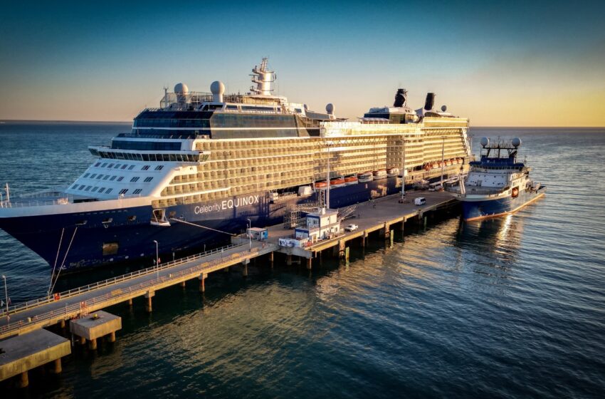  Chubut recibe nuevamente al crucero Celebrity Equinox en Puerto Madryn