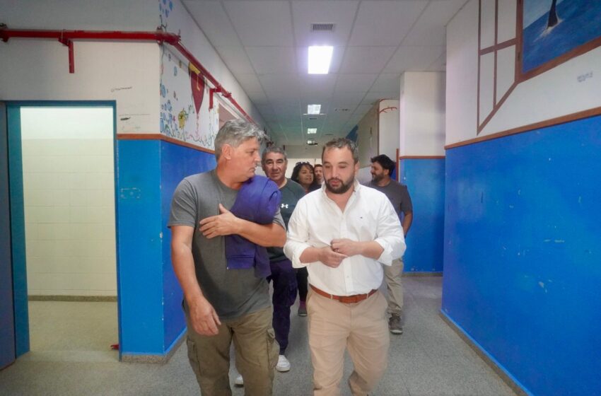  Provincia avanza con obras de gas y calefacción en escuelas de Puerto Madryn