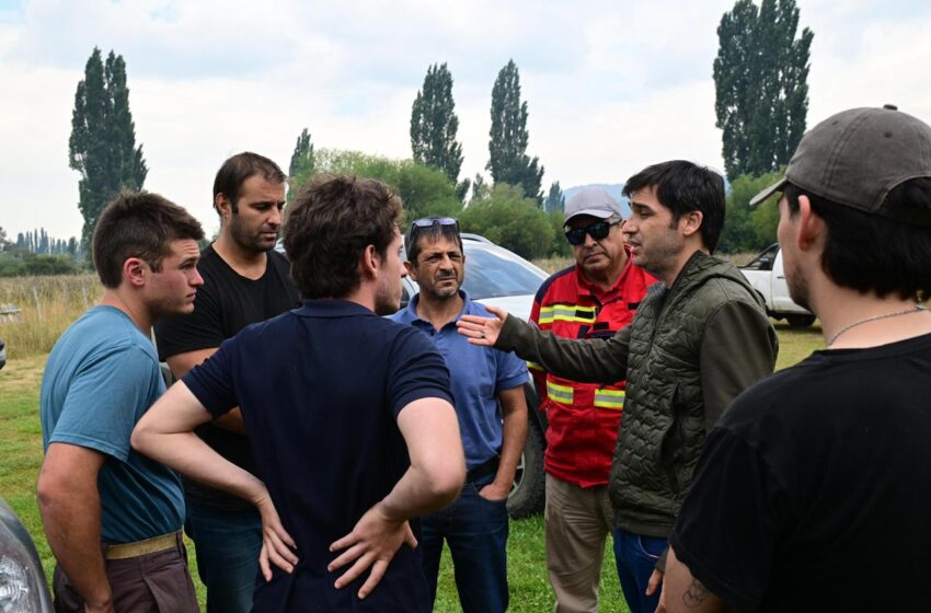  Torres recorrió la zona afectada por el incendio del Parque “Los Alerces” y destacó el trabajo conjunto con otras provincias