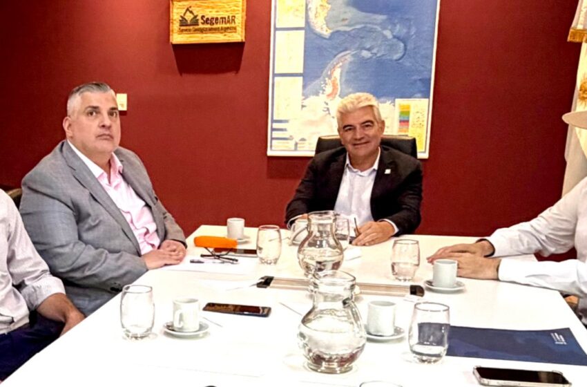  Othar analizó junto al presidente del SEGEMAR el informe técnico sobre el cerro Hermitte