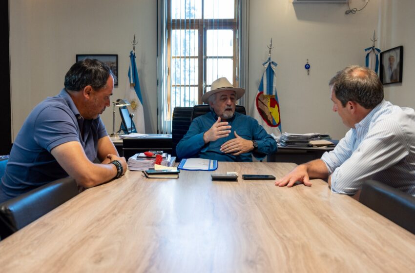   Othar recibió al diputado nacional Luque por la catástrofe en el cerro Hermitte