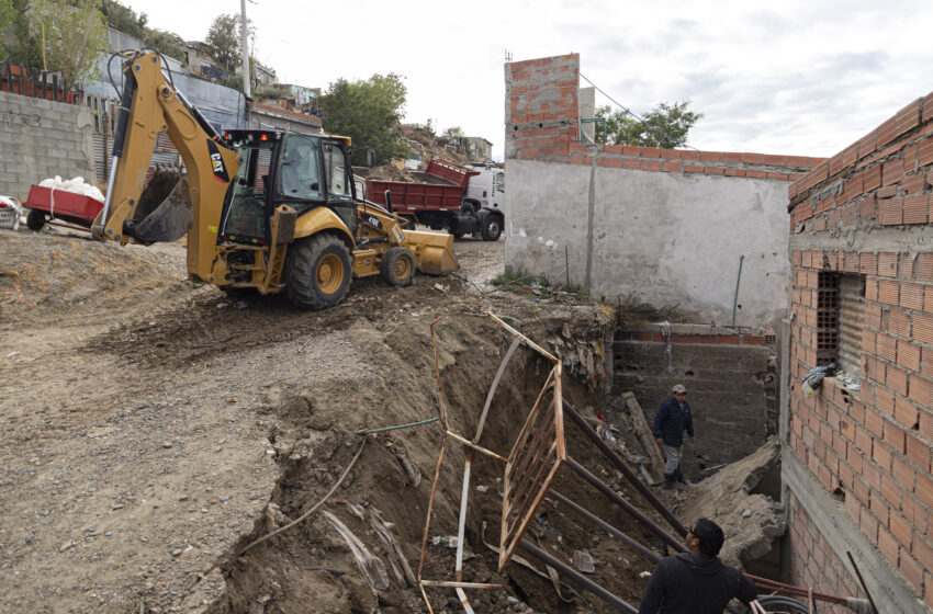  El Municipio intervino ante un desmoronamiento de terreno en La Floresta