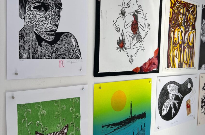  Muestra federal itinerante de grabado fue inaugurada en el Centro Cultural Provincial en Rawson