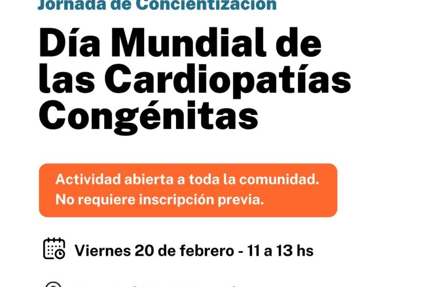  Provincia realizará en Trelew Jornada de Concientización por el “Día Mundial de las Cardiopatías Congénitas”