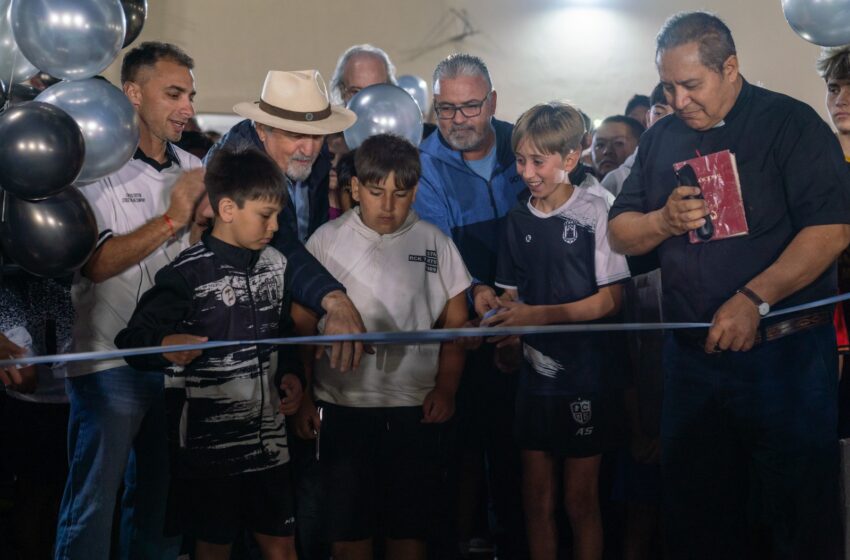  El Municipio fortalece el deporte barrial con nueva cancha y luminarias en Nueva Generación