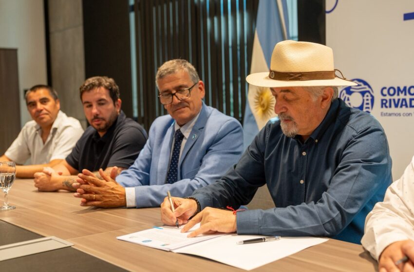  El intendente rubricó un convenio de cooperación con la Universidad Nacional de la Patagonia San Juan Bosco