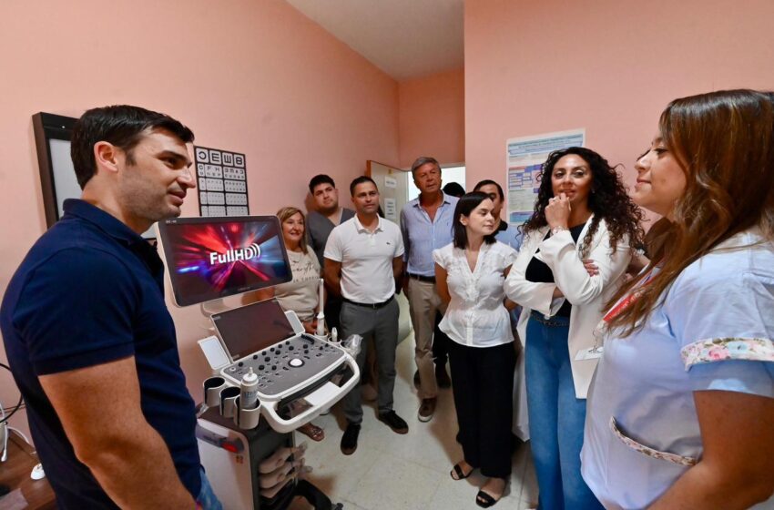  Provincia entregó un ecógrafo de última generación al Hospital de Camarones