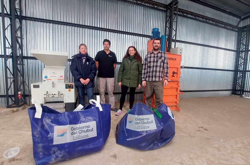  Provincia acompañó a Camarones en la puesta en funcionamiento de una nueva planta de gestión de Residuos Sólidos Urbanos