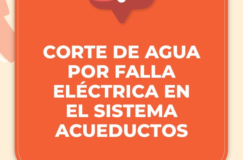  CORTE DE AGUA EN 18 BARRIOS DE COMODORO POR FALLA ELÉCTRICA EN EL SISTEMA ACUEDUCTOS